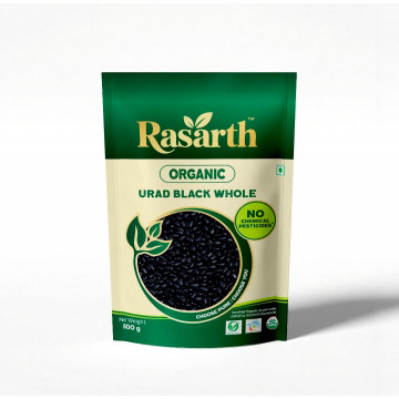 Rasarth Organic Urad Black Whole 500gm