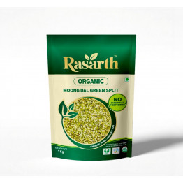 Rasarth Organic Moong Dal Green Split 1kg