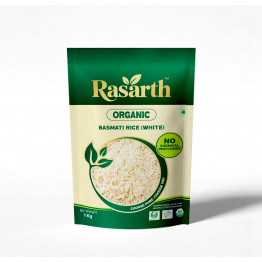 Rasarth Organic White Basmati Rice 1kg