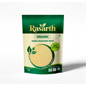 Rasarth Organic Sona Masoori Rice 1kg