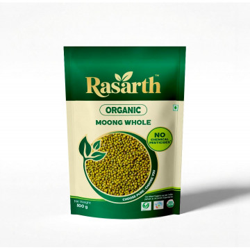 Rasarth Organic Moong Whole 500gm
