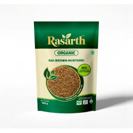 Rasarth Organic Rai ( Brown Mustard ) 100gm