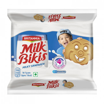 BRITANNIA MILK Bikis Milky Sandwich 188gm