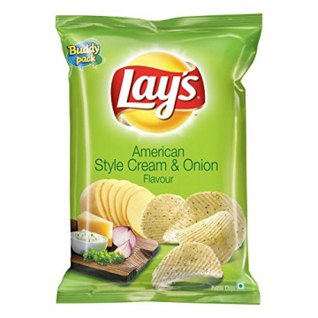 LAYS AMERICAN STYLE CREAM AND ONION 52_9gm