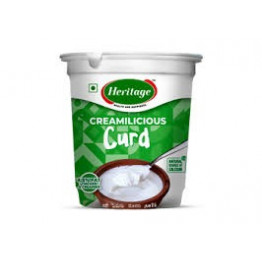 HERITAGE CREAMILICIOUS CURD TUB 380GM
