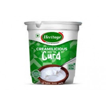 HERITAGE CREAMILICIOUS CURD TUB 380GM