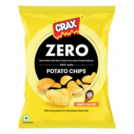 CRAX ZERO POTATO MASALA CHIPS 70GM
