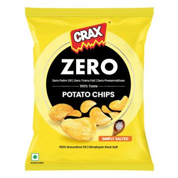 CRAX ZERO POTATO MASALA CHIPS 70GM