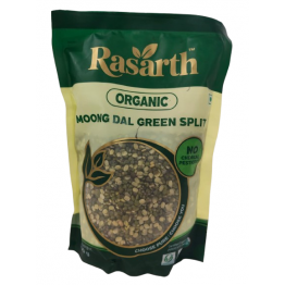 Rasarth Organic Moong Dal Green Split 500gm
