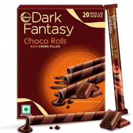 Sunfeats Dark Fantasy ChocoRolls Rice Cream Filled 180gm