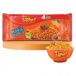 SUNFEAST YIPPEE NOODLES MAGIC MASALA 4 IN ONE PACK 72.6 GM