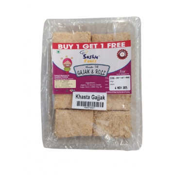 SASHU FOODS KHASTA GAJJAK 350GM