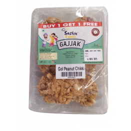 SASHU FOODS GOL PEANUT CHIKKI 400GM