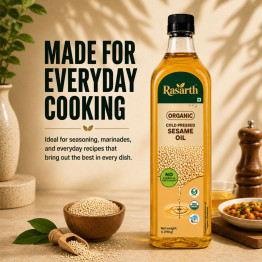 Rasarth Organic Cold Pressed Sesame Oil 1ltr