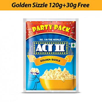 Act II Instant Golden Sizzle Popcorn 150 gm