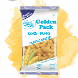 Hully Gully Golden Classic Salted Corn Puffs 120 gm